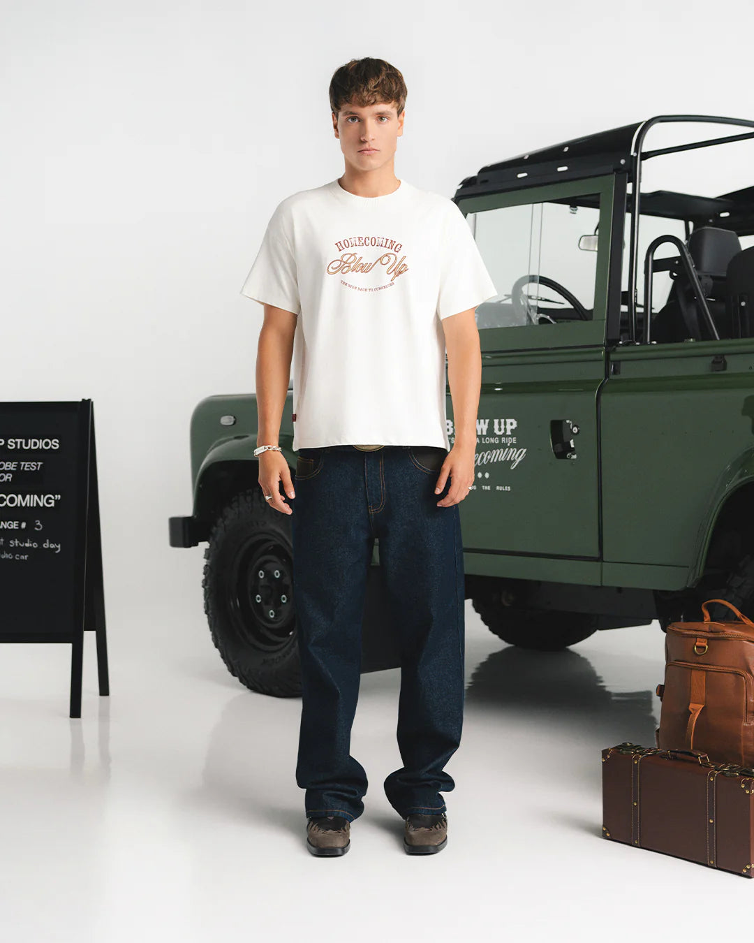 CAMISETA BLOW UP THE RIDE REGULAR FIT IVORY