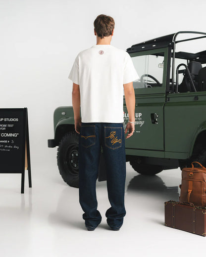 CAMISETA BLOW UP THE RIDE REGULAR FIT IVORY