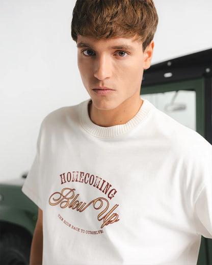 CAMISETA BLOW UP THE RIDE REGULAR FIT IVORY