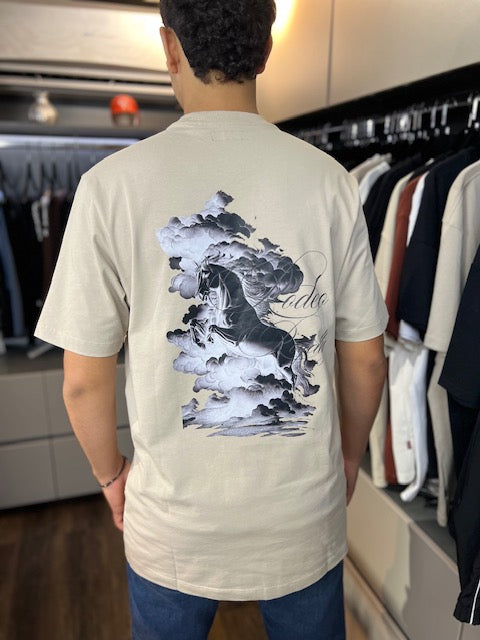 CAMISETA CAPI CABALLO ARENA