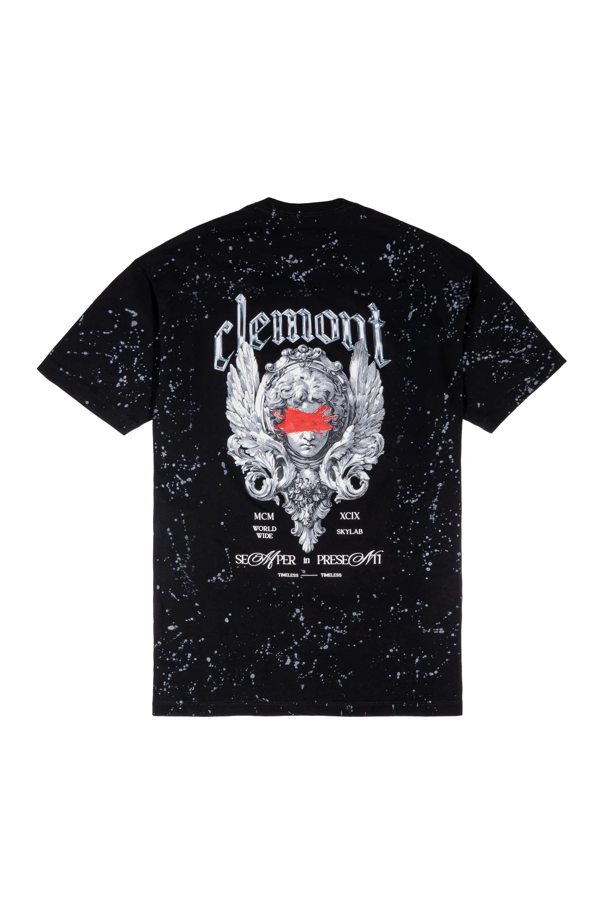 CAMISETA CLEMONT MACCHIA NEGRO