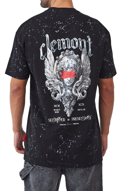CAMISETA CLEMONT MACCHIA NEGRO