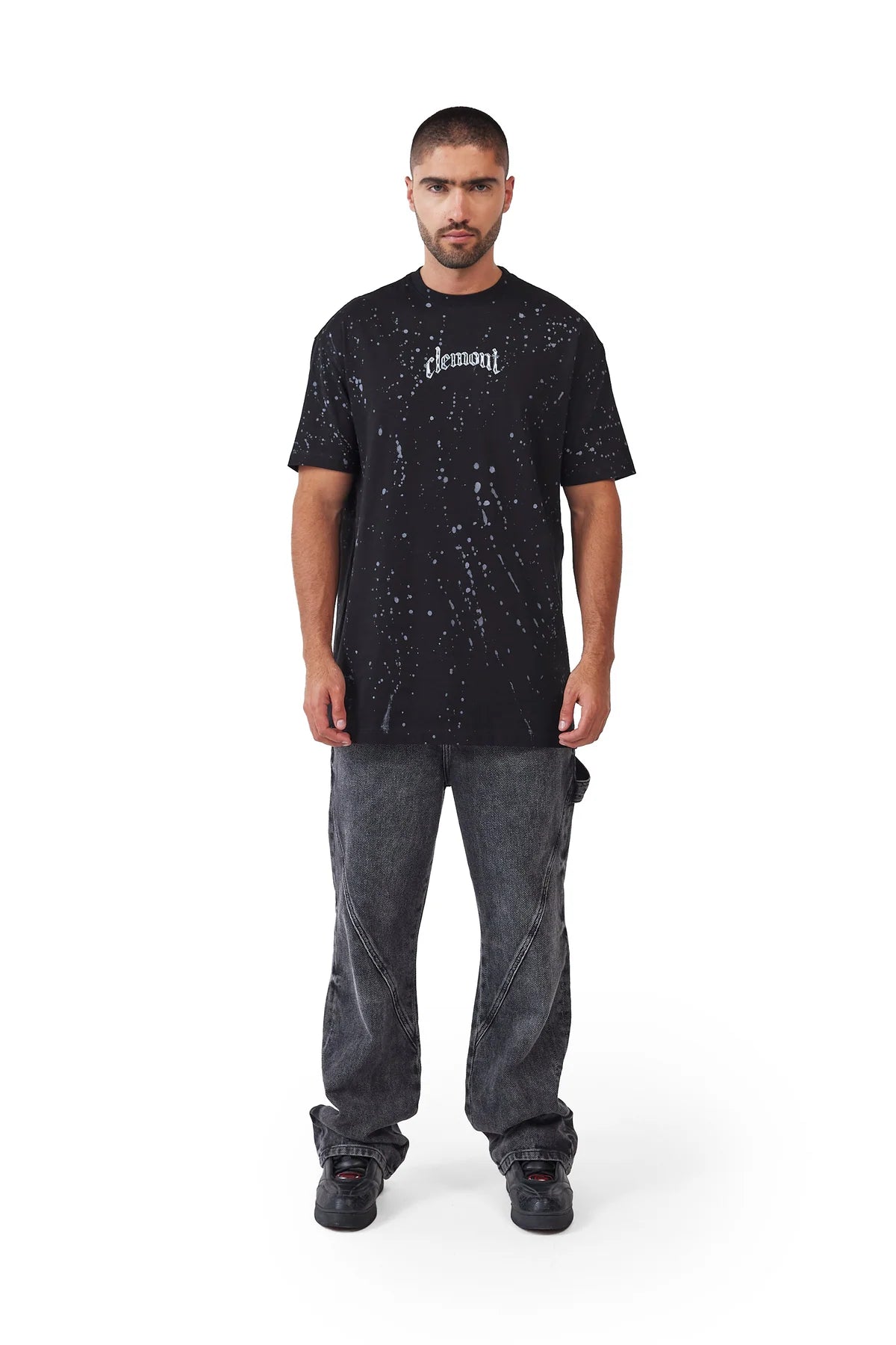 CAMISETA CLEMONT MACCHIA NEGRO