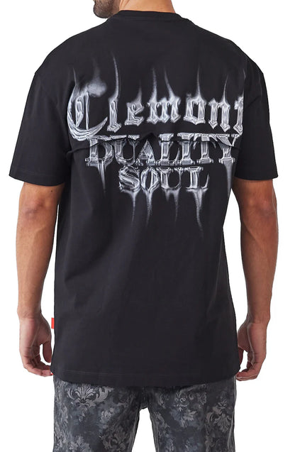CAMISETA CLEMONT MORTALE NEGRO