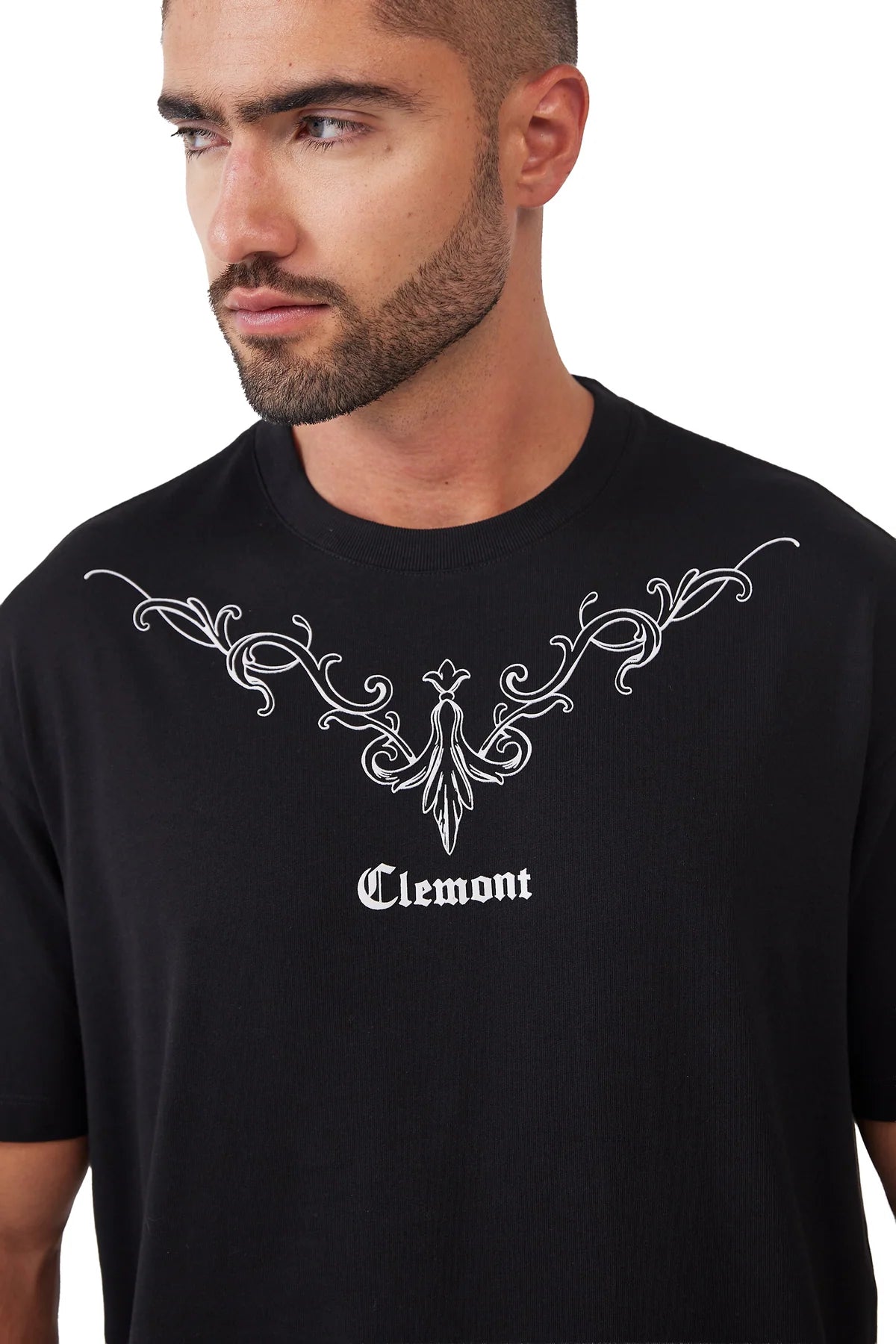 CAMISETA CLEMONT OMBRA NEGRO