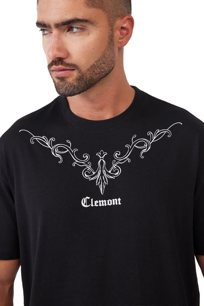 CAMISETA CLEMONT OMBRA NEGRO