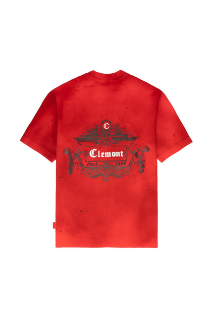 CAMISETA CLEMONT OVERSIZED DISORDINE ROJO