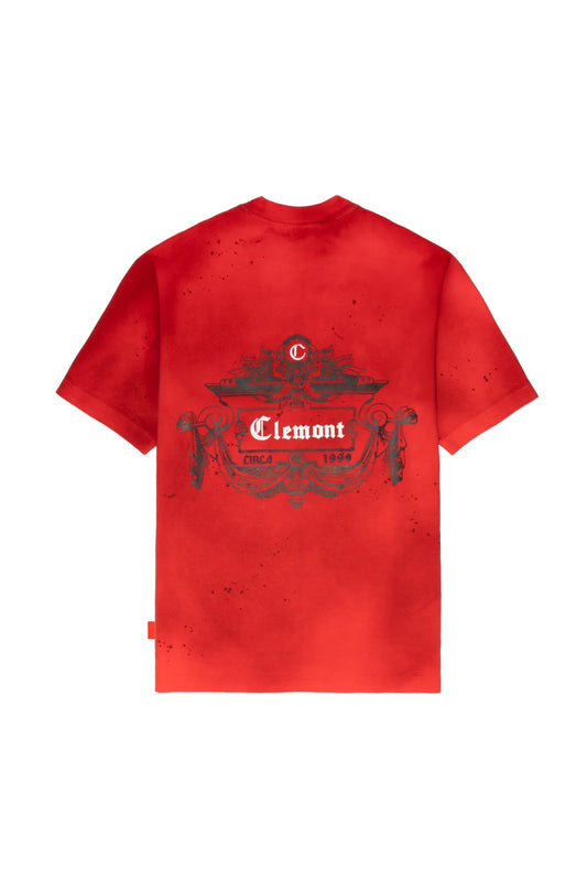 CAMISETA CLEMONT OVERSIZED DISORDINE ROJO