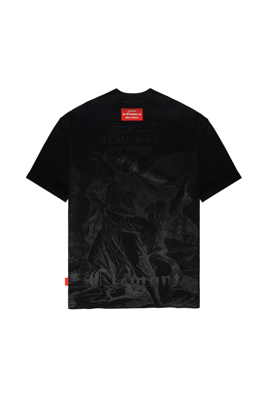CAMISETA CLEMONT OVERSIZED PATEMA NEGRO