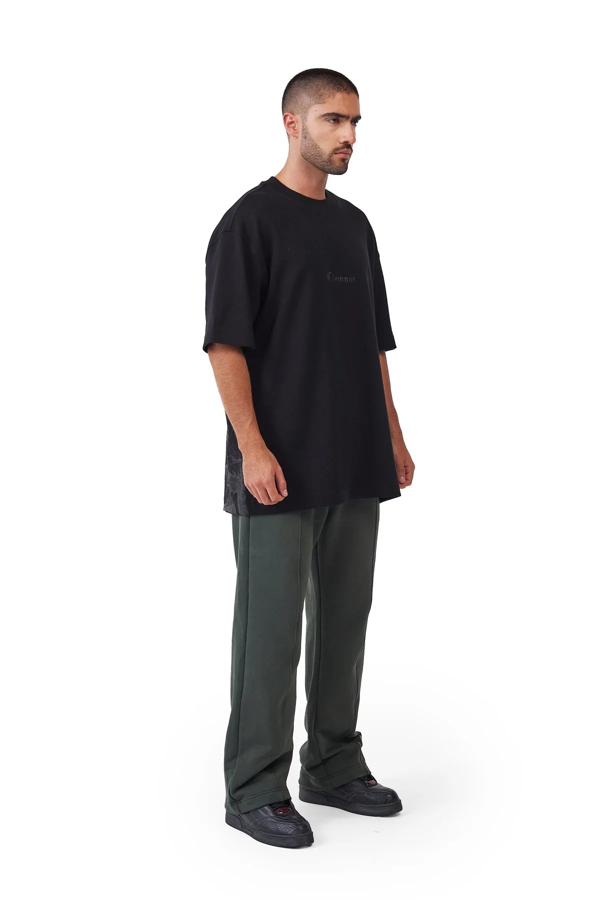CAMISETA CLEMONT OVERSIZED PATEMA NEGRO