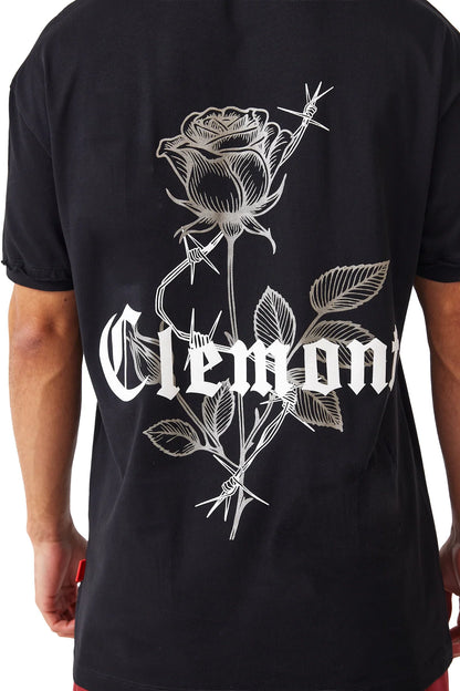CAMISETA CLEMONT SPINA NEGRO