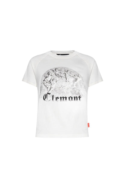 CAMISETA DAMA CLEMONT CUPO CREMA