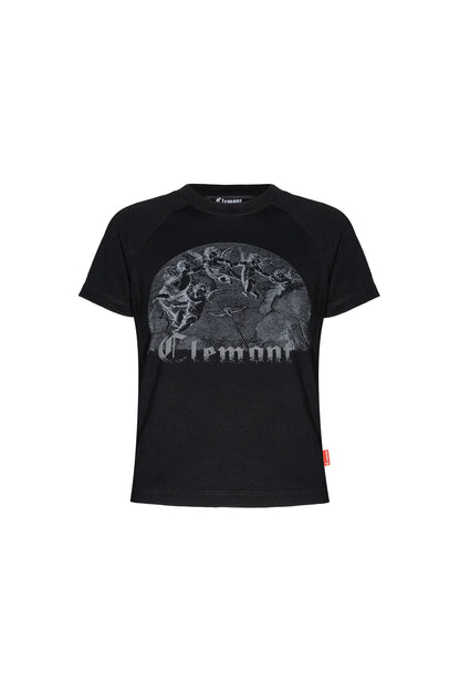 CAMISETA DAMA CLEMONT CUPO NEGRO