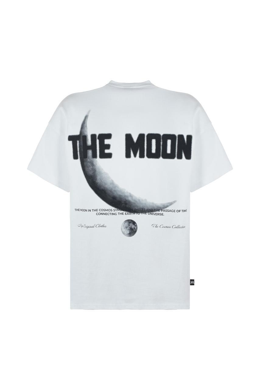CAMISETA MAGNA OVERSIZED THE MOON BLANCO