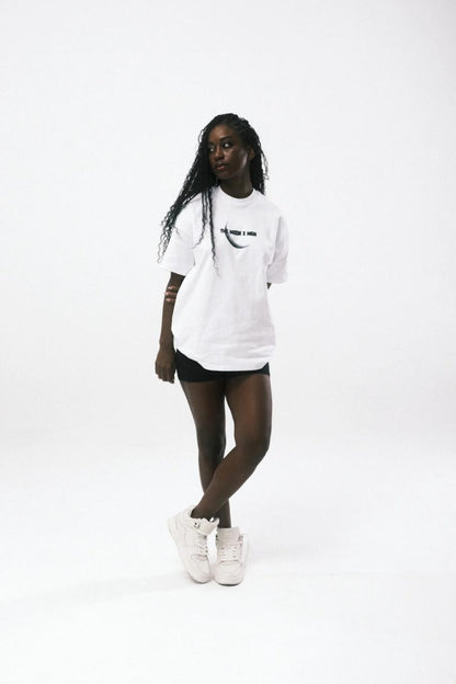 CAMISETA MAGNA OVERSIZED THE MOON BLANCO