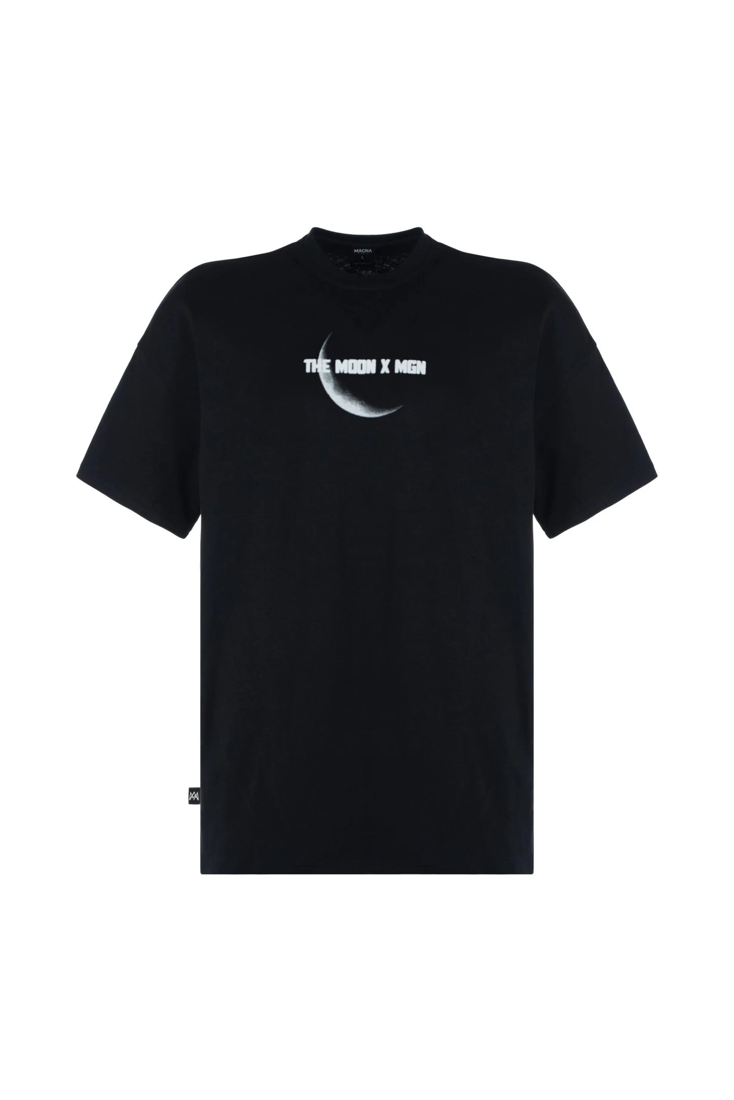CAMISETA MAGNA OVERSIZE THE MOON NEGRO