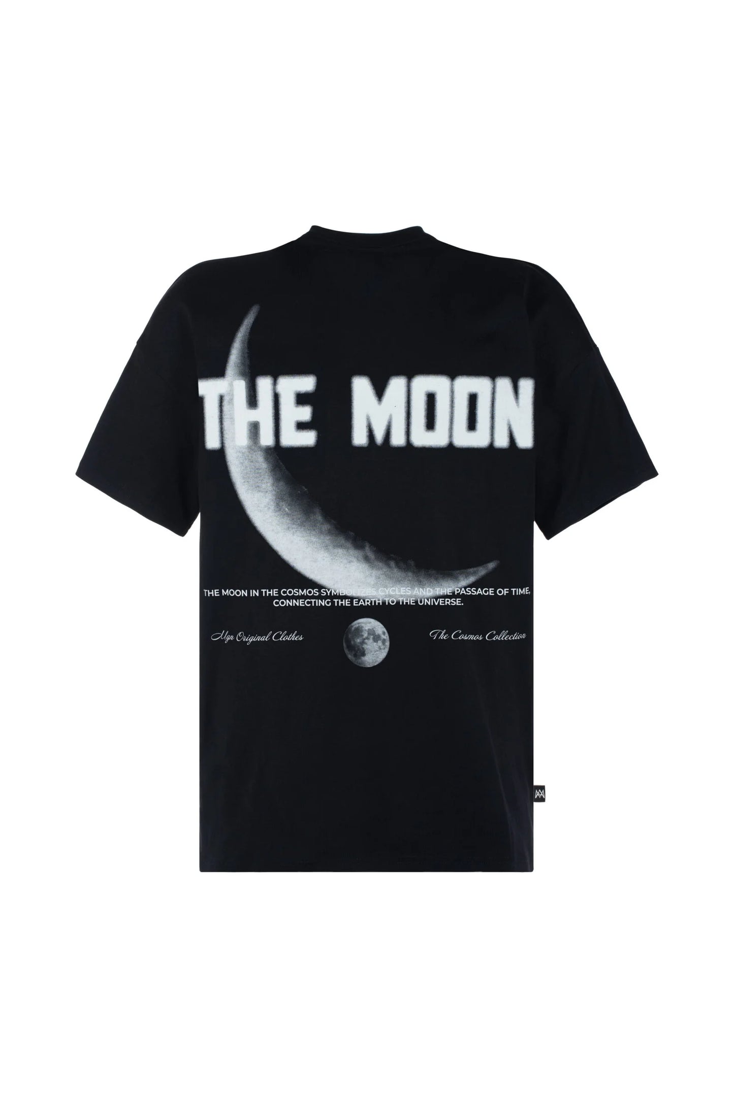 CAMISETA MAGNA OVERSIZE THE MOON NEGRO