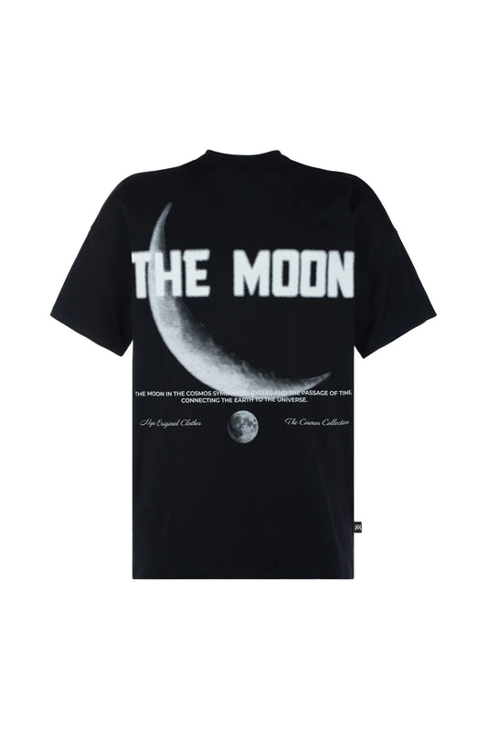 CAMISETA MAGNA OVERSIZE THE MOON NEGRO
