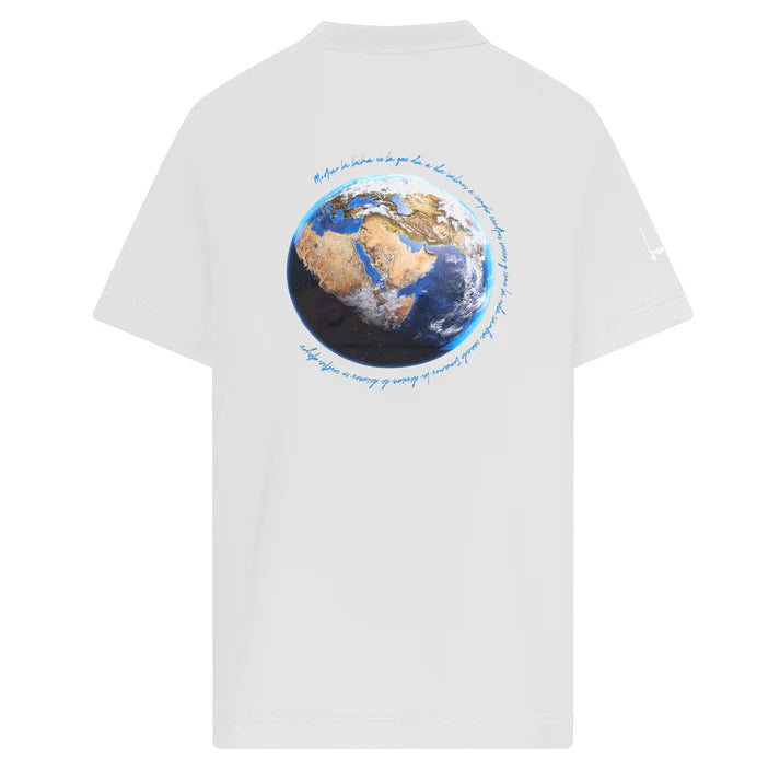 CAMISETA NEA OVERSIZE GAIA BLANCO