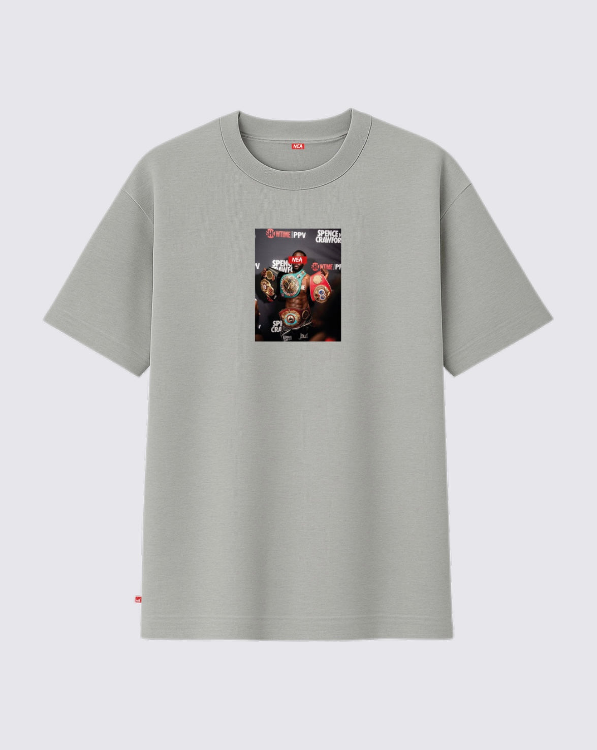 CAMISETA NEA OVERSIZED LEAGUE GRIS