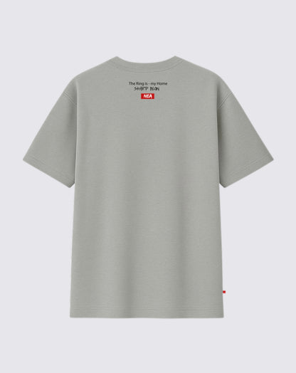 CAMISETA NEA OVERSIZED LEAGUE GRIS