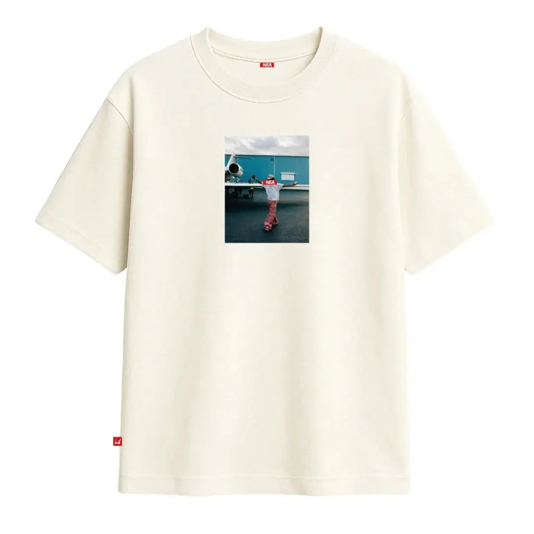 CAMISETA NEA OVERSIZE MASTER MARFIL