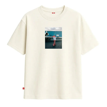 CAMISETA NEA OVERSIZE MASTER MARFIL