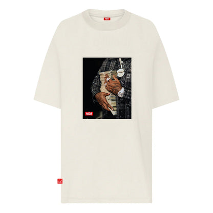 CAMISETA NEA OVERSIZE MILLONAIRE MARFIL