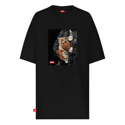 CAMISETA NEA OVERSIZE MILLONAIRE NEGRO