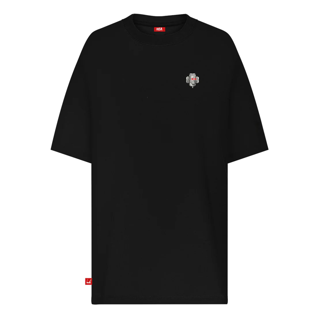 CAMISETA NEA OVERSIZE MONEY NEGRO