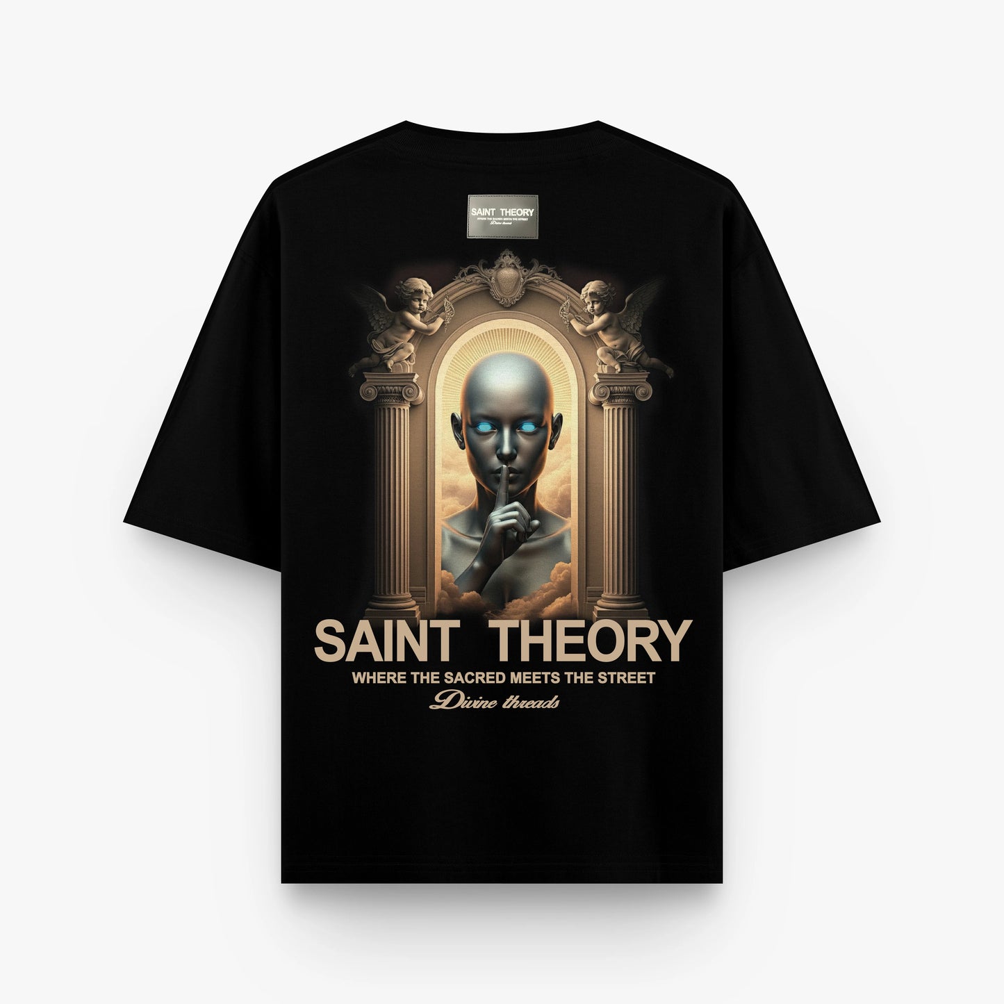 CAMISETA OVERSIZED SAINT THEORY EVANGELIUM ABSTRACION ANGEL ABDB