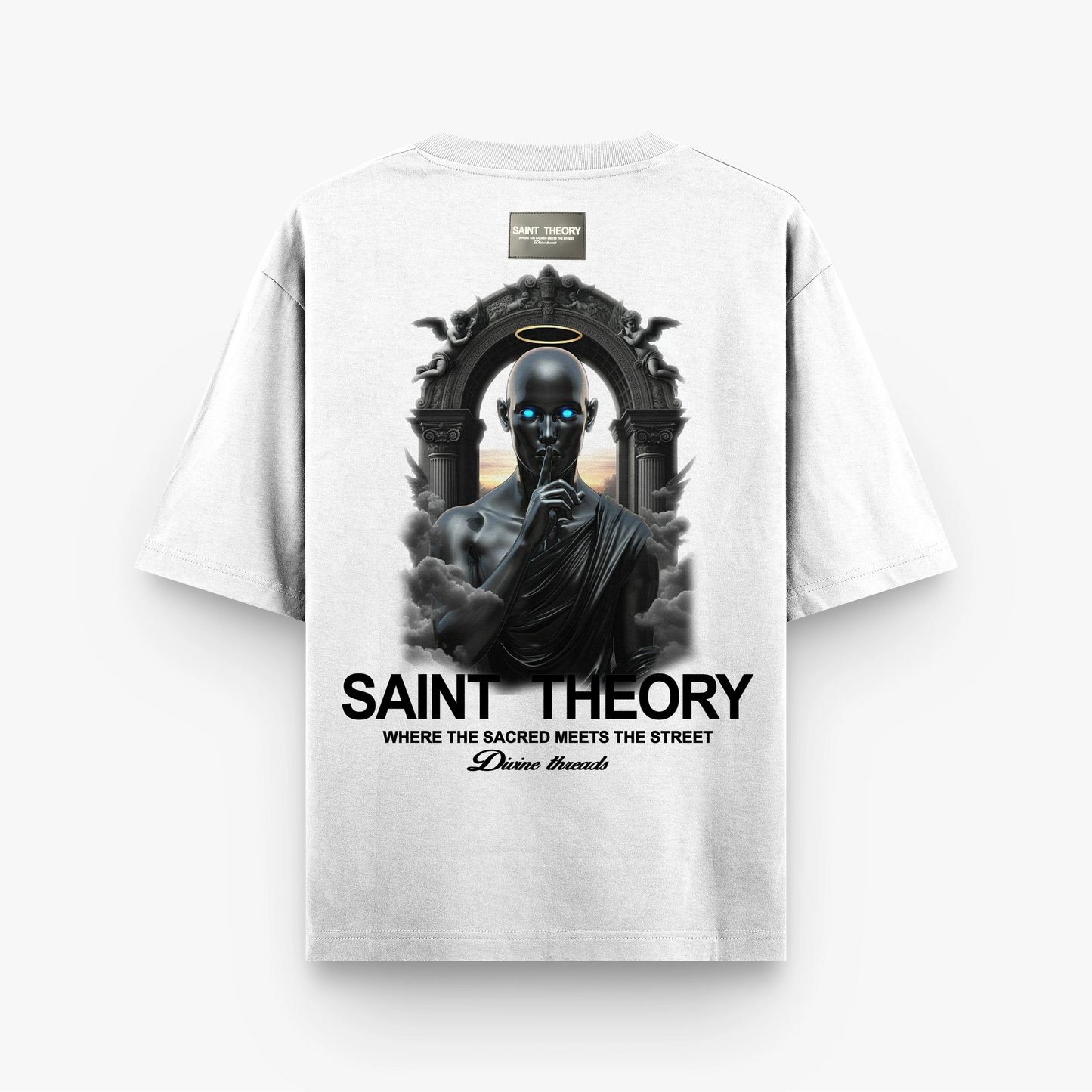 CAMISETA OVERSIZED SAINT THEORY EVANGELIUM COURIER BCC2