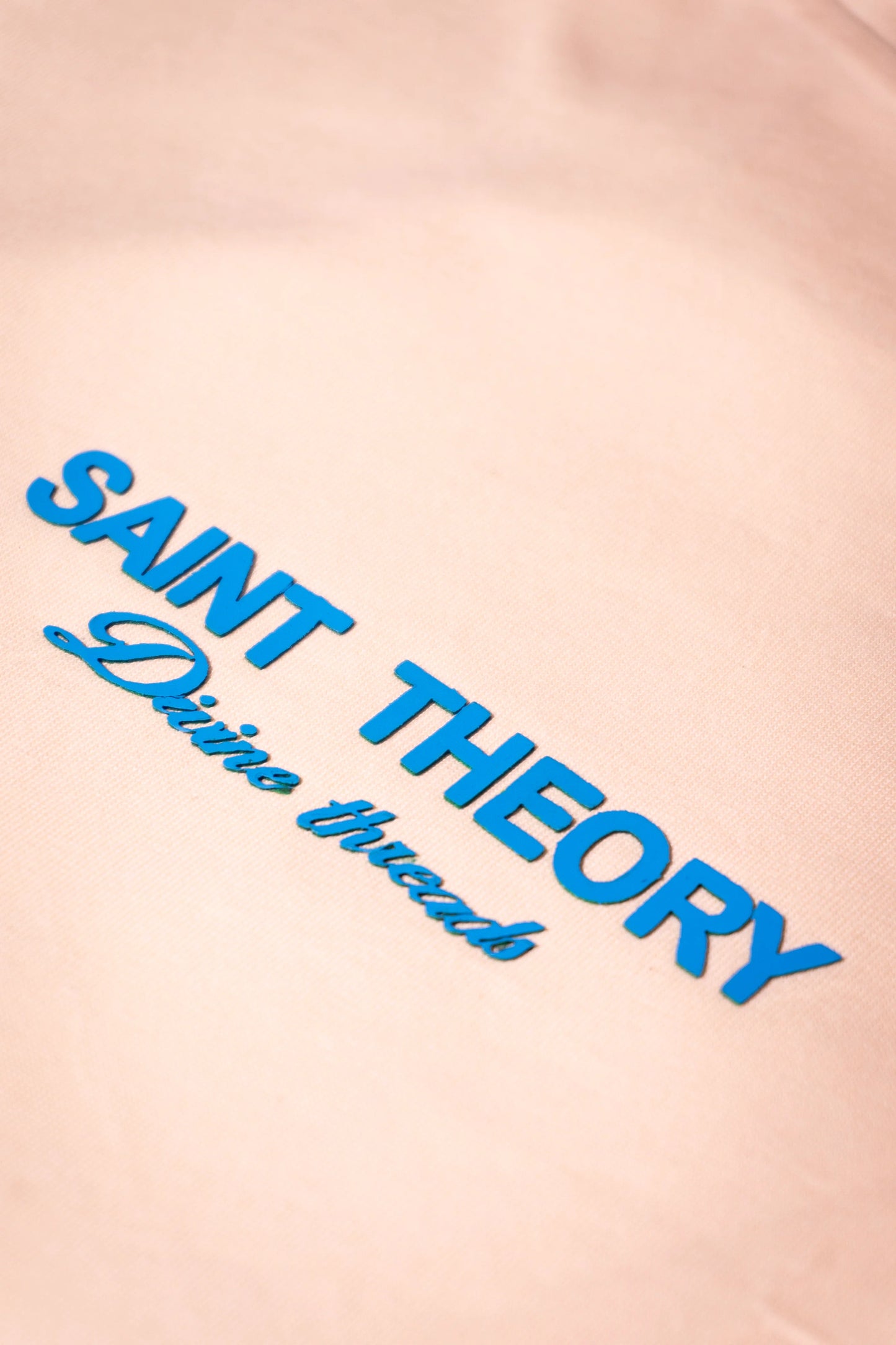 CAMISETA OVERSIZED SAINT THEORY EVANGELIUM NATURAL BLUE DCC2