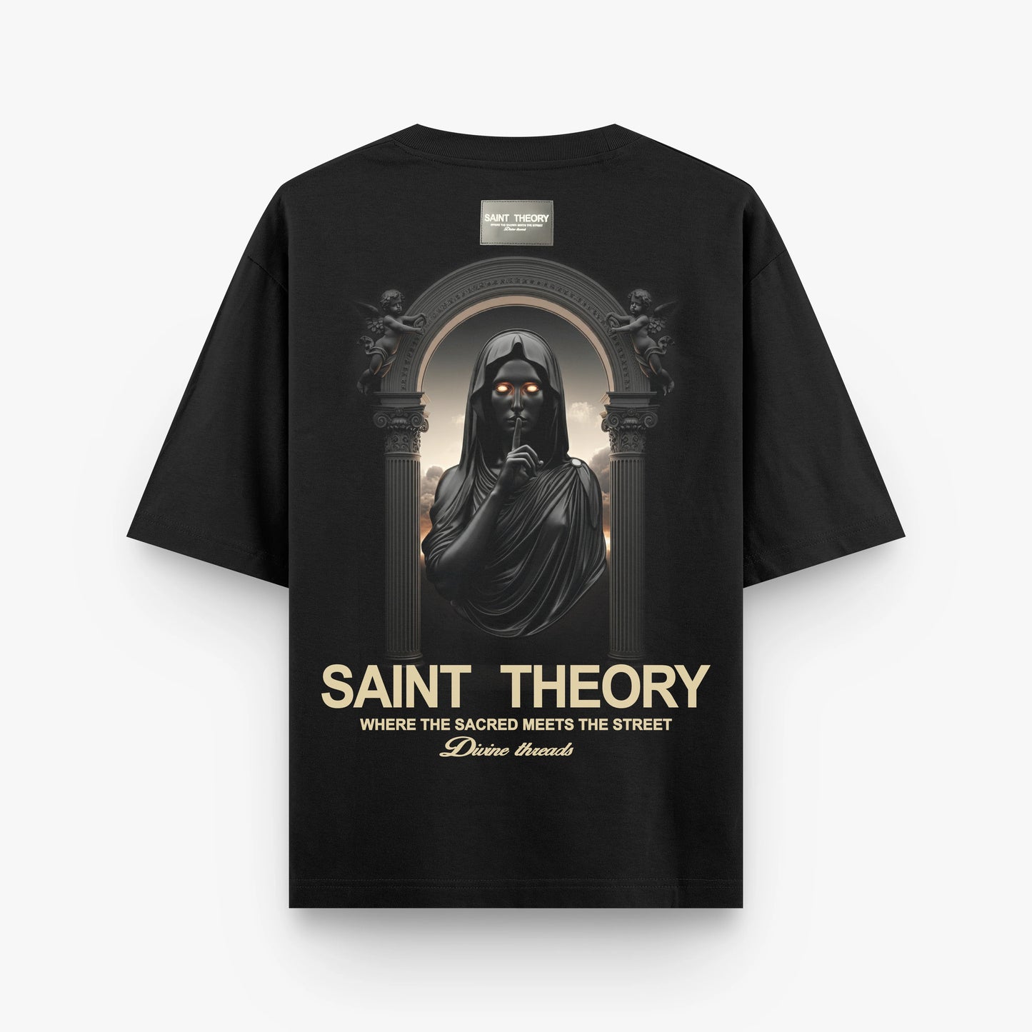 CAMISETA OVERSIZED SAINT THEORY EVANGELIUM REAPER ÁNGEL  3322N