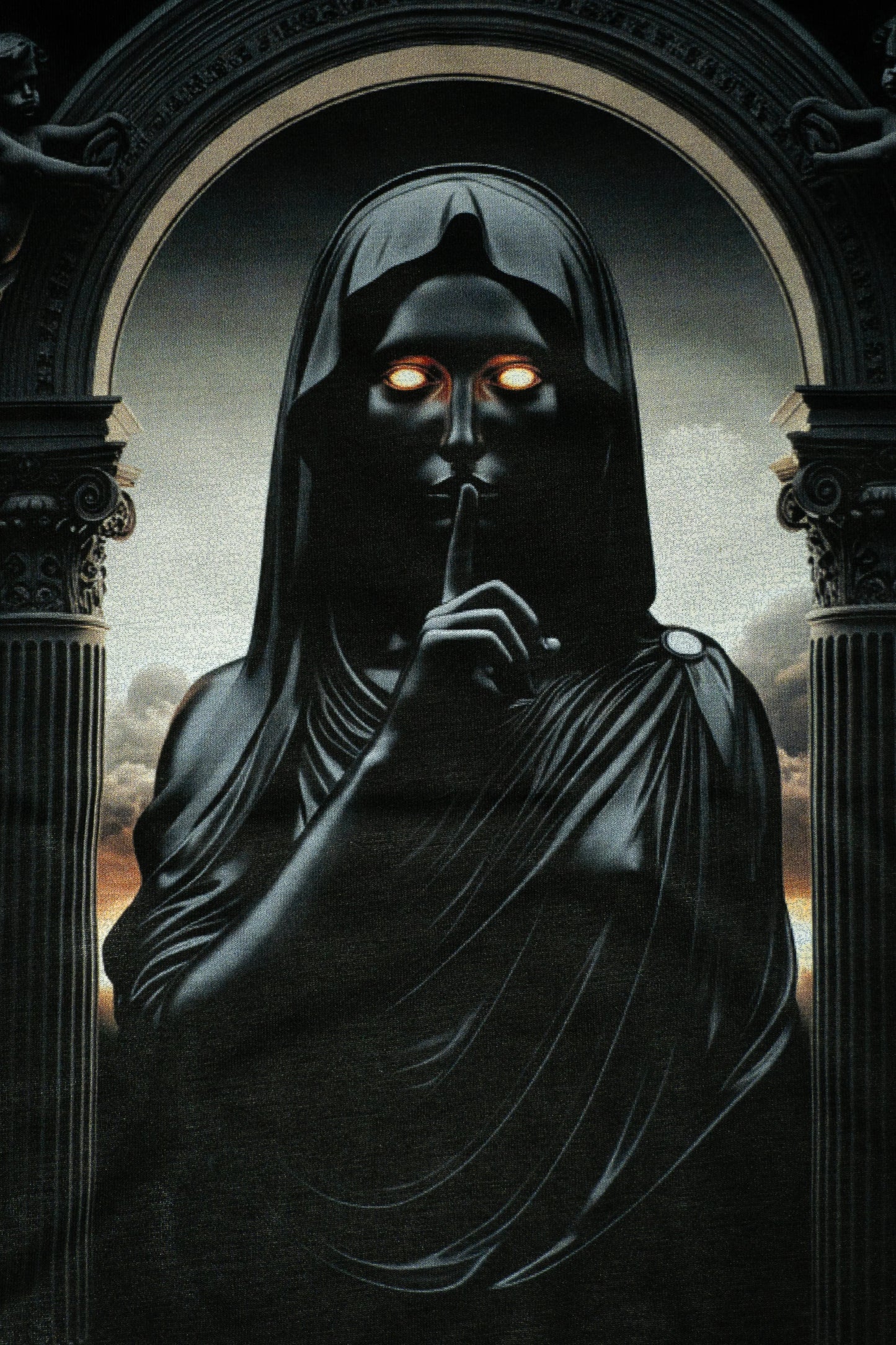 CAMISETA OVERSIZED SAINT THEORY EVANGELIUM REAPER ÁNGEL  3322N