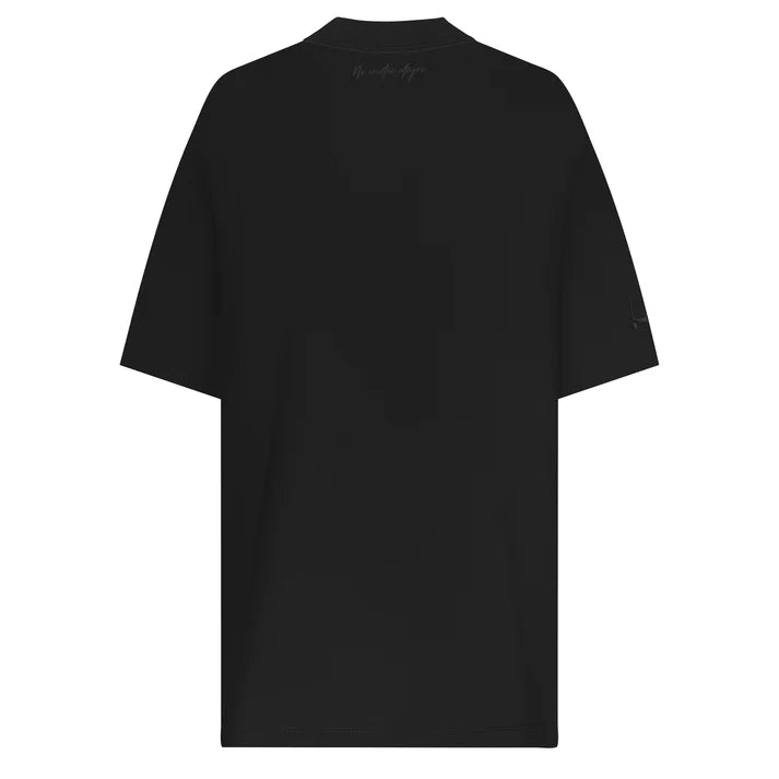 CAMISETA NEA OVERSIZE SNOPP NEGRA