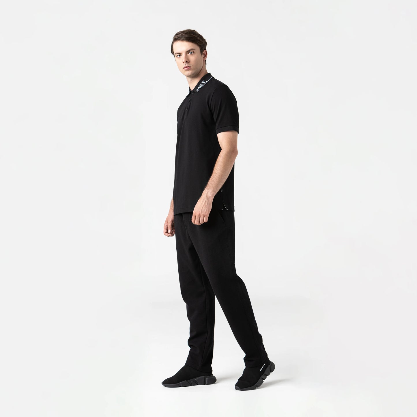 CAMISETA TIPO POLO MONASTERY BONO BLACK