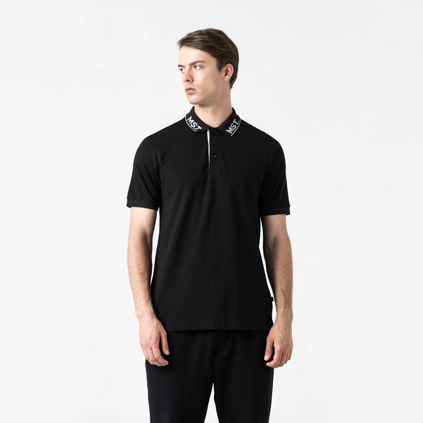 CAMISETA TIPO POLO MONASTERY BONO BLACK