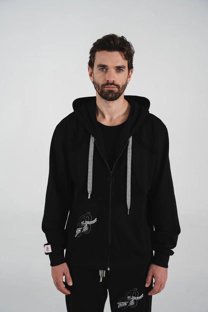 HOODIE BLOW UP TIDE BLACK B31-1100