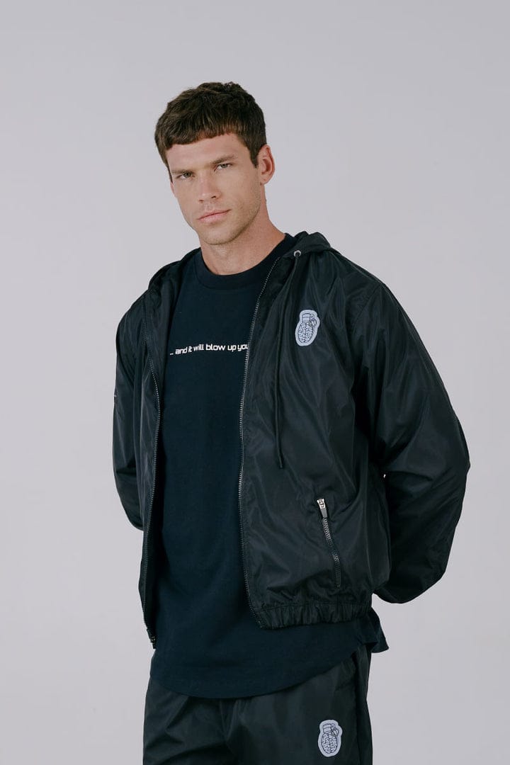 CHAQUETA BLOW UP WINDBREAKER BLACK