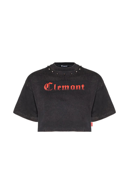 CROP TOP CLEMONT CAOS NEGRO