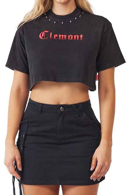 CROP TOP CLEMONT CAOS NEGRO
