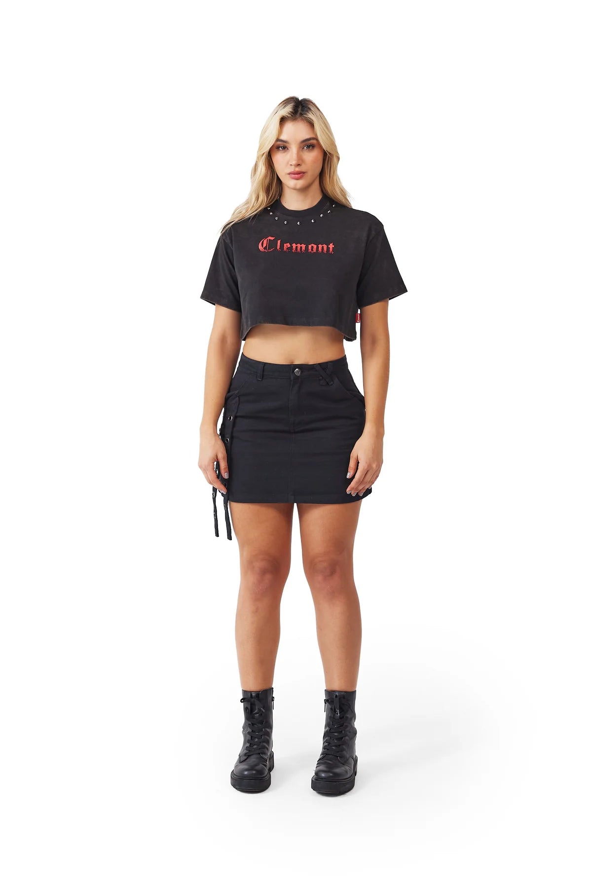 CROP TOP CLEMONT CAOS NEGRO