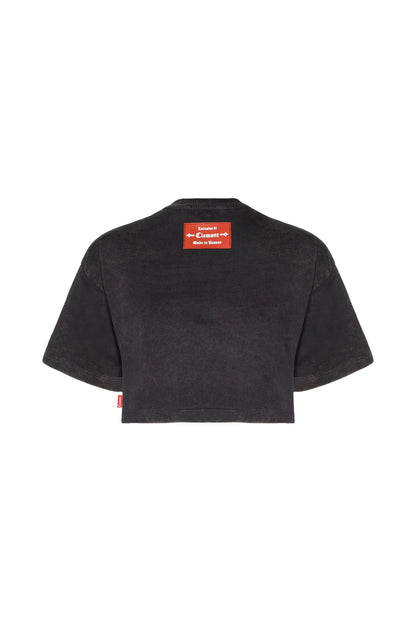 CROP TOP CLEMONT CAOS NEGRO