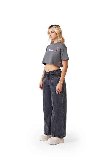 CROP TOP CLEMONT MALATTIA GRIS