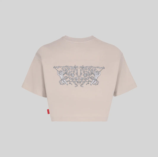 CROPTOP CLEMONT OVERSIZED ILLUMINAZIONE SILVER