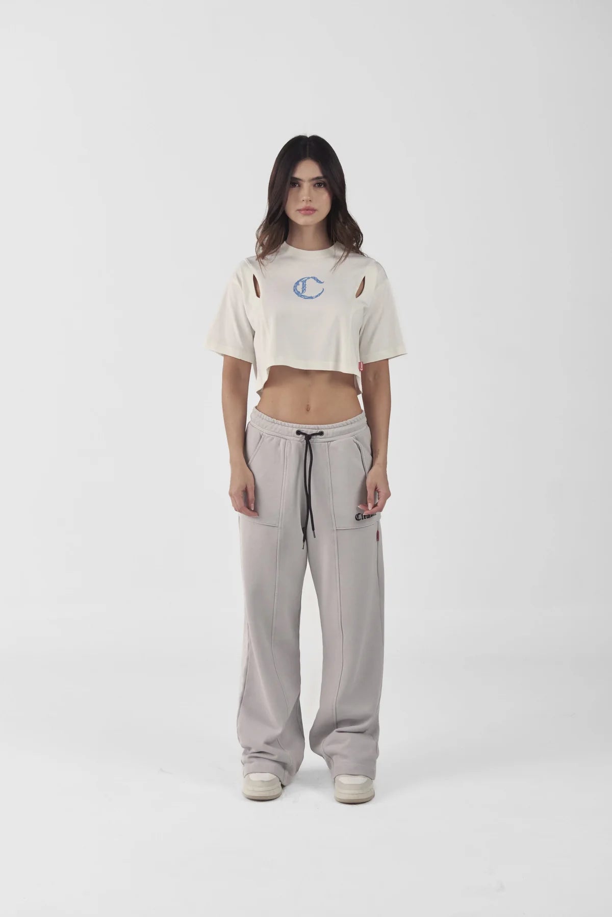 CROP TOP CLEMONT OVERSIZED SACRALITA CREMA