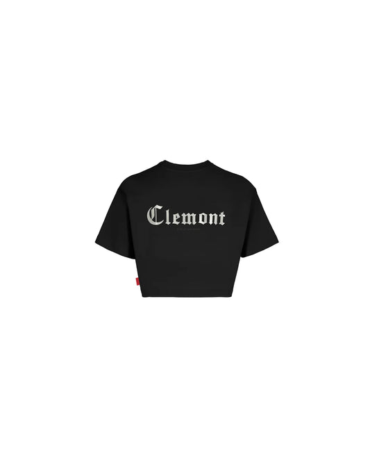 CROP TOP CLEMONT RAGGIANTE BLACK