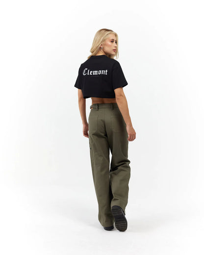 CROP TOP CLEMONT RAGGIANTE BLACK