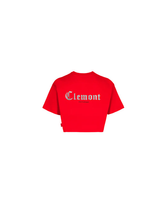 CROP TOP CLEMONT RAGGIANTE RED
